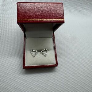 10k genuine diamond earrings